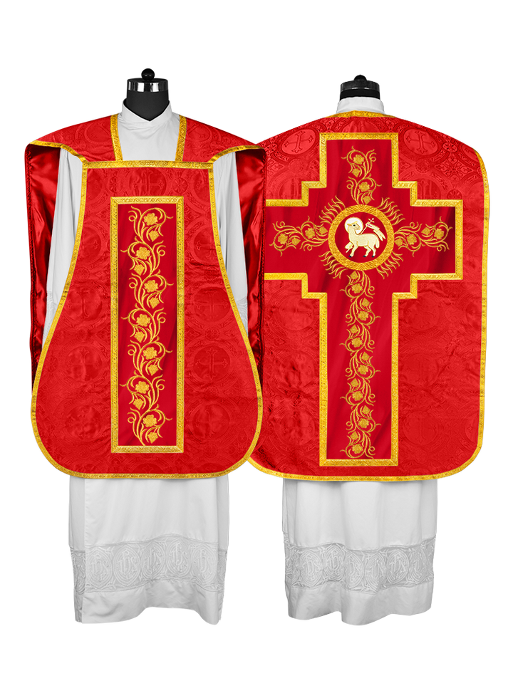 Catholic fiddleback chasuble vestment - Grapes collection