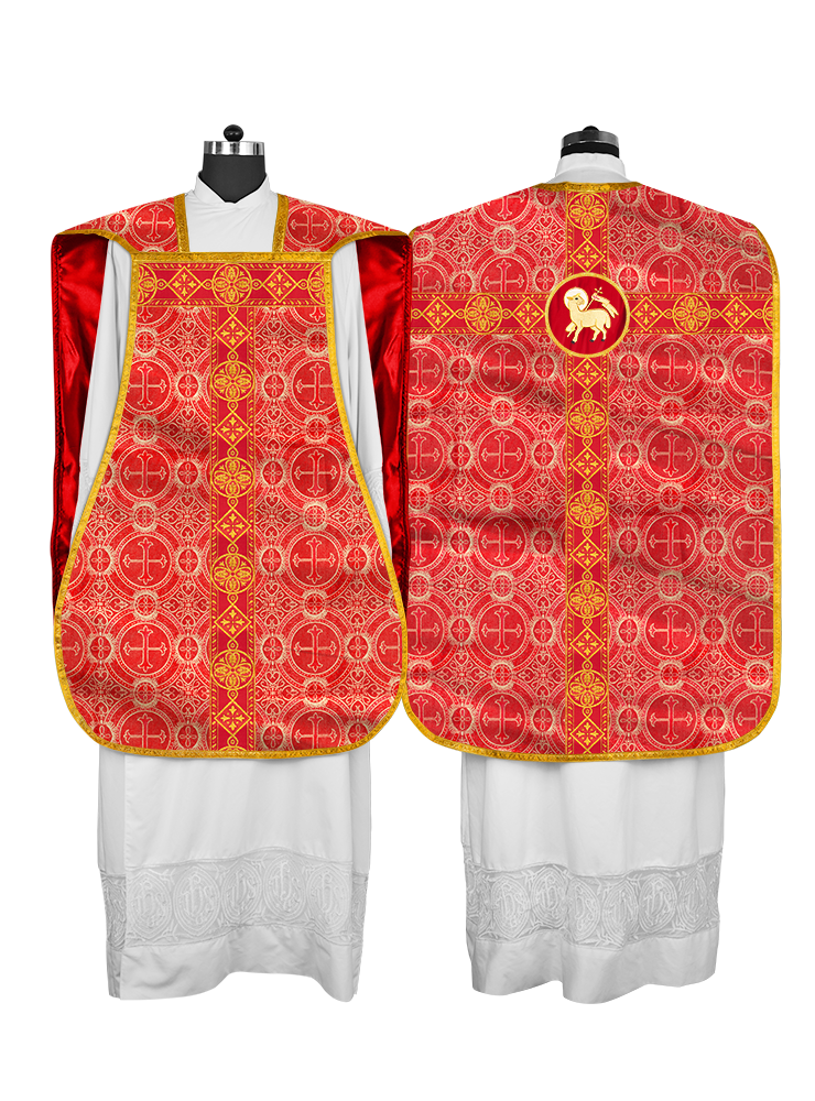 Embroidered Roman Chasuble Vestment