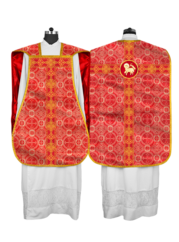 Embroidered Roman Chasuble Vestment