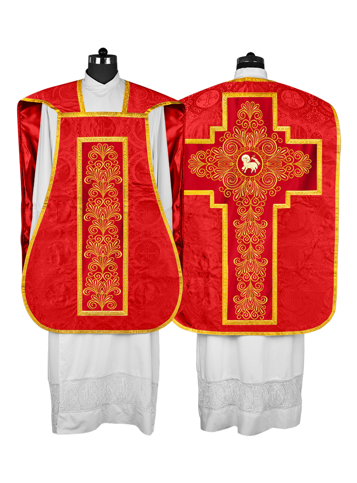 Traditional Roman chasuble vestment - Flourish collection