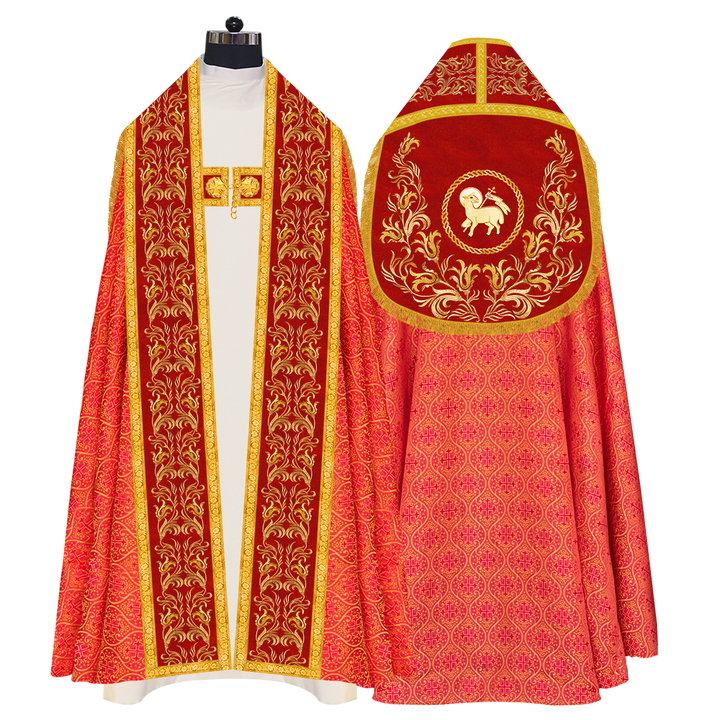 Roman Cope Vestment with Adorned Orphery