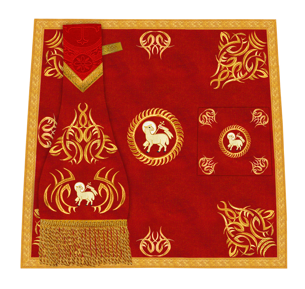 Marvelous mass set with Golden Embroidery - Angelic collection