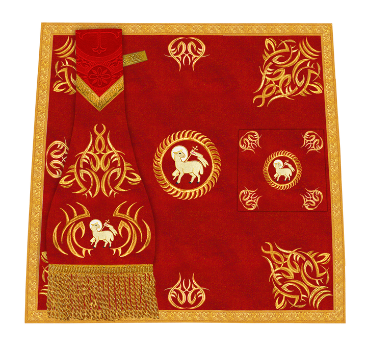 Marvelous mass set with Golden Embroidery - Angelic collection