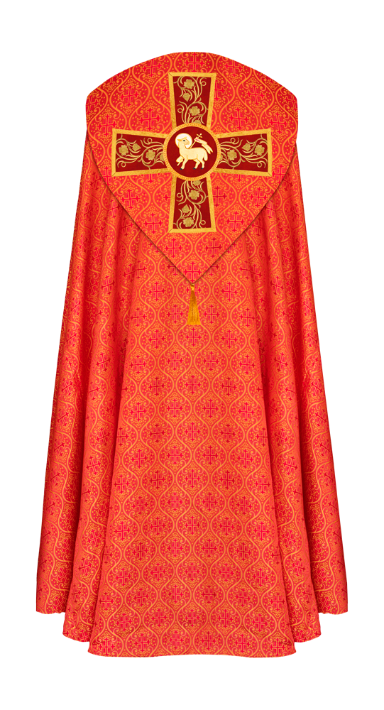 GOTHIC COPE VESTMENT WITH ORNATE EMBROIDERY