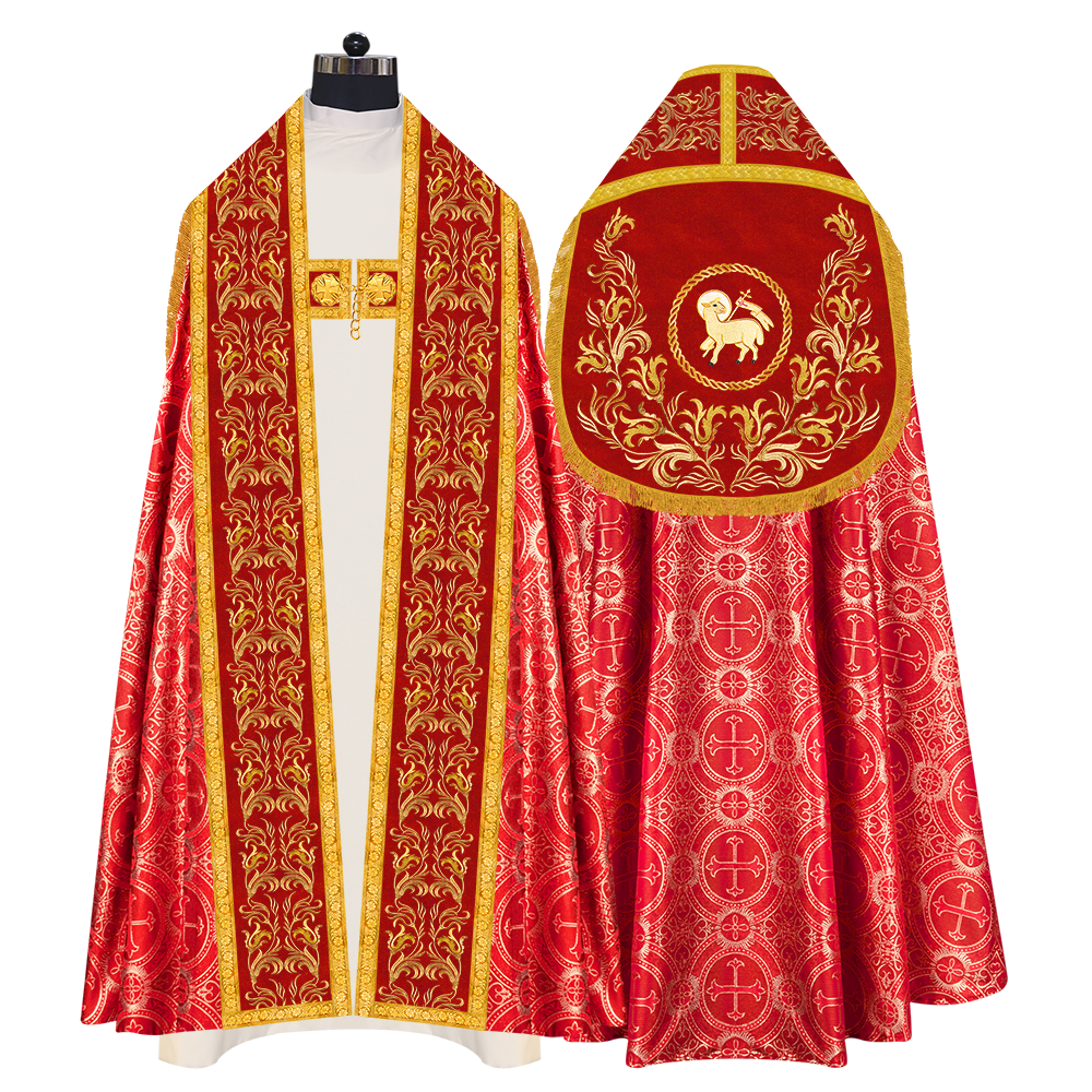 Roman Cope Vestment with Adorned Orphery