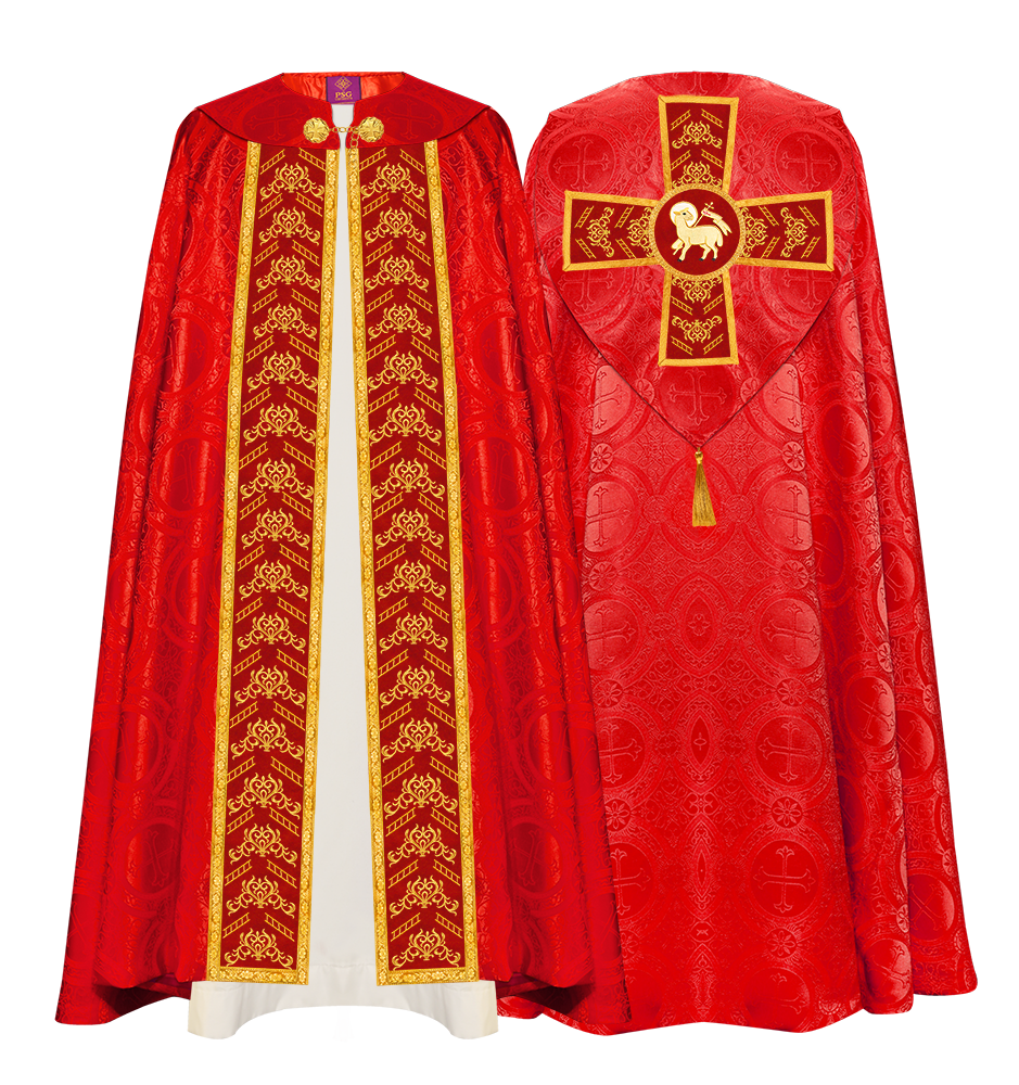 GOTHIC COPE WITH EMBROIDERED ORPHREY