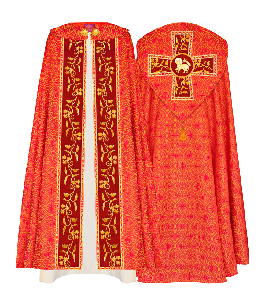 GOTHIC COPE VESTMENTS ORNATED WITH FLORAL DESIGN