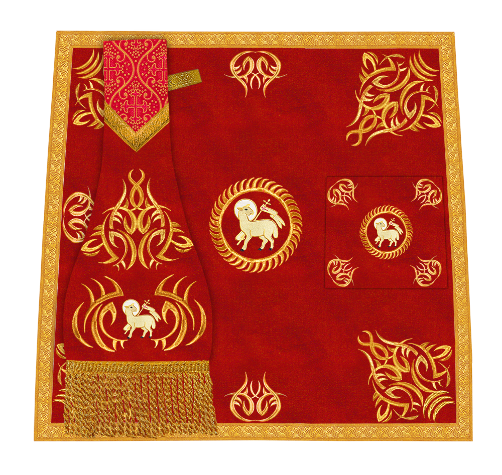 Marvelous mass set with Golden Embroidery - Angelic collection