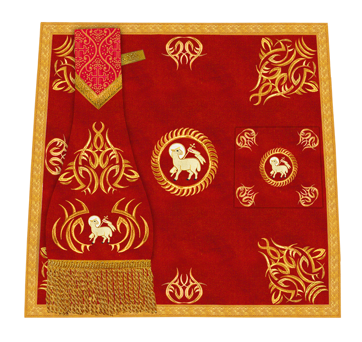 Marvelous mass set with Golden Embroidery - Angelic collection