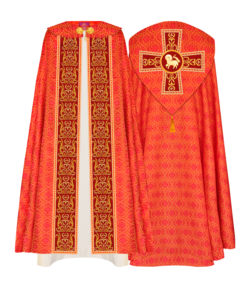 GOTHIC COPE VESTMENTS WITH ADORNED ORPHREY