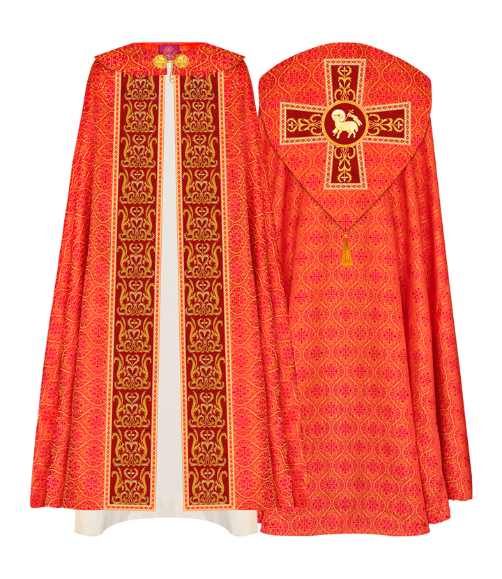 GOTHIC COPE VESTMENTS WITH ADORNED ORPHREY