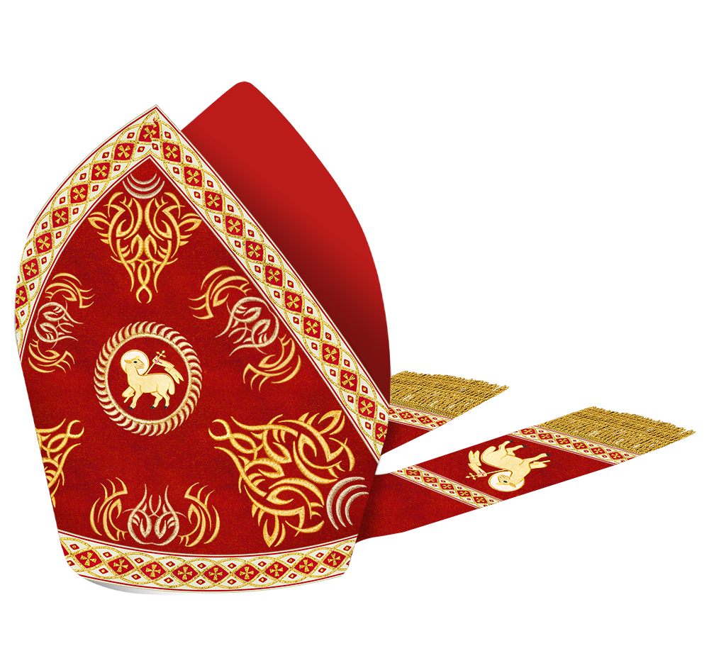 Mitre with Spiritual Motif and Trims