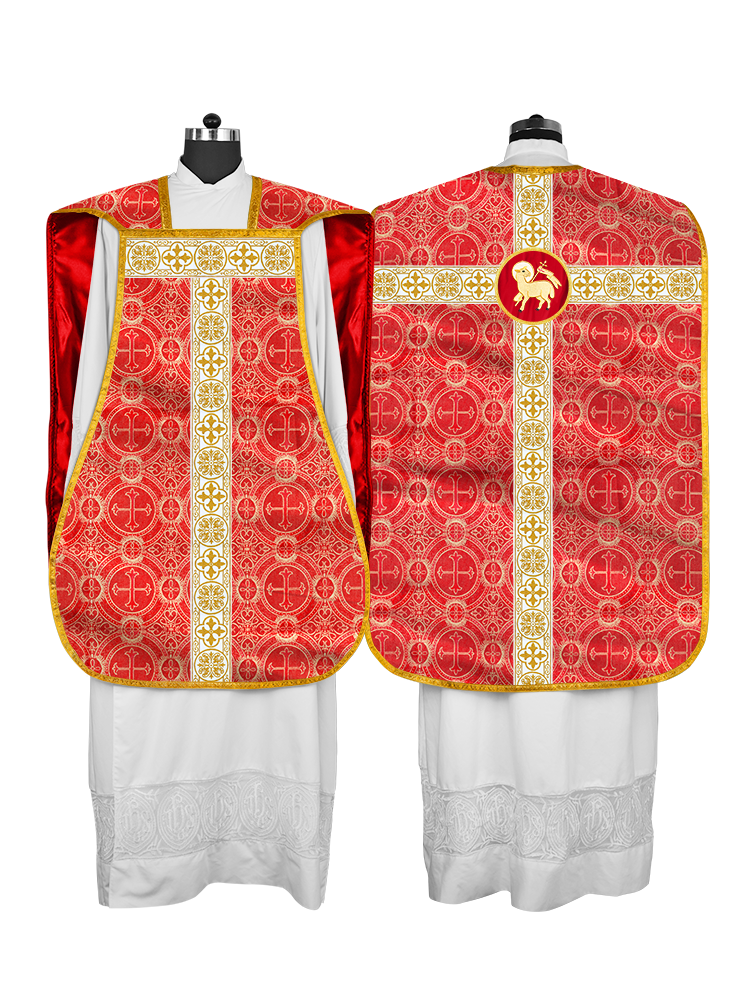 Fiddleback Vestment adorned with lace