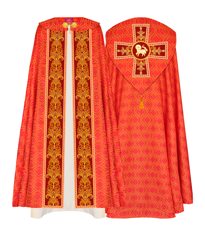 Gothic Cope vestments with Spiritual Motifs and Trims