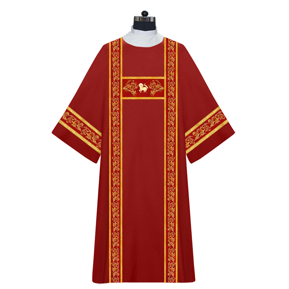 DALMATICS VESTMENT WITH ORNATE EMBROIDERY