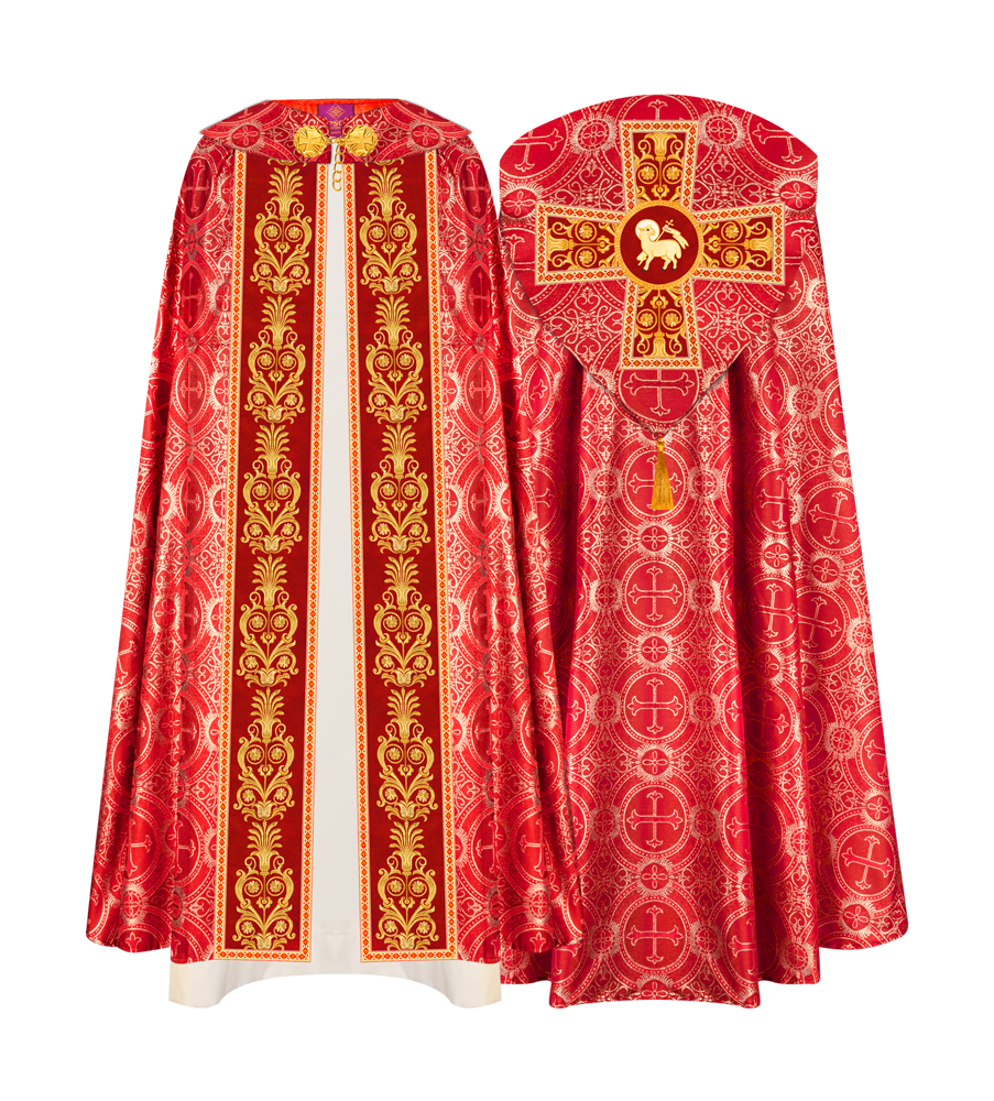 GOTHIC COPE WITH EMBROIDERED MOTIFS
