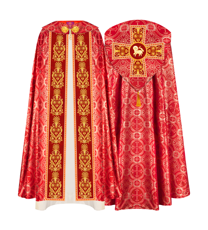 GOTHIC COPE WITH EMBROIDERED MOTIFS