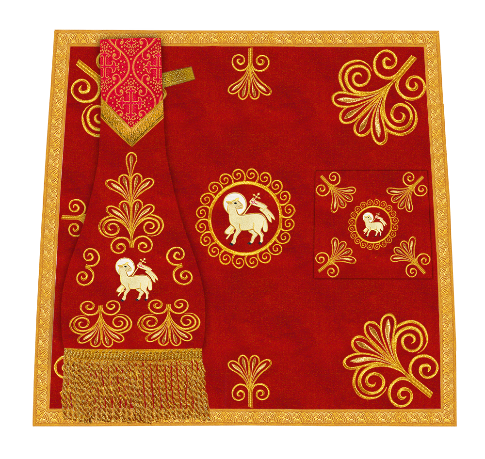 Elegant mass set with rich embroidery - Flourish collection