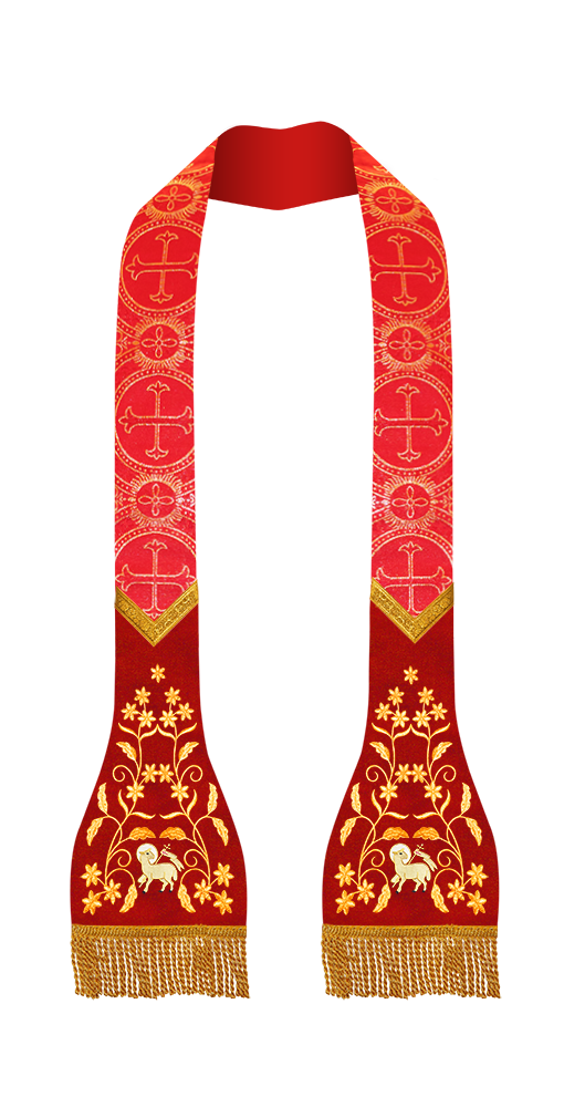 Solemn Roman Stole Vestments - Floral collection