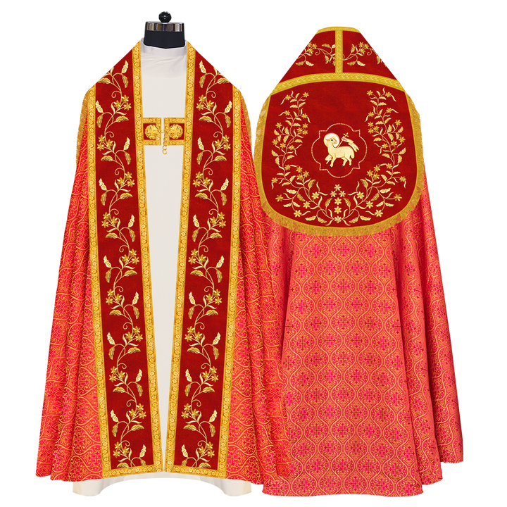 Monastic Roman cope vestments - Floral collection