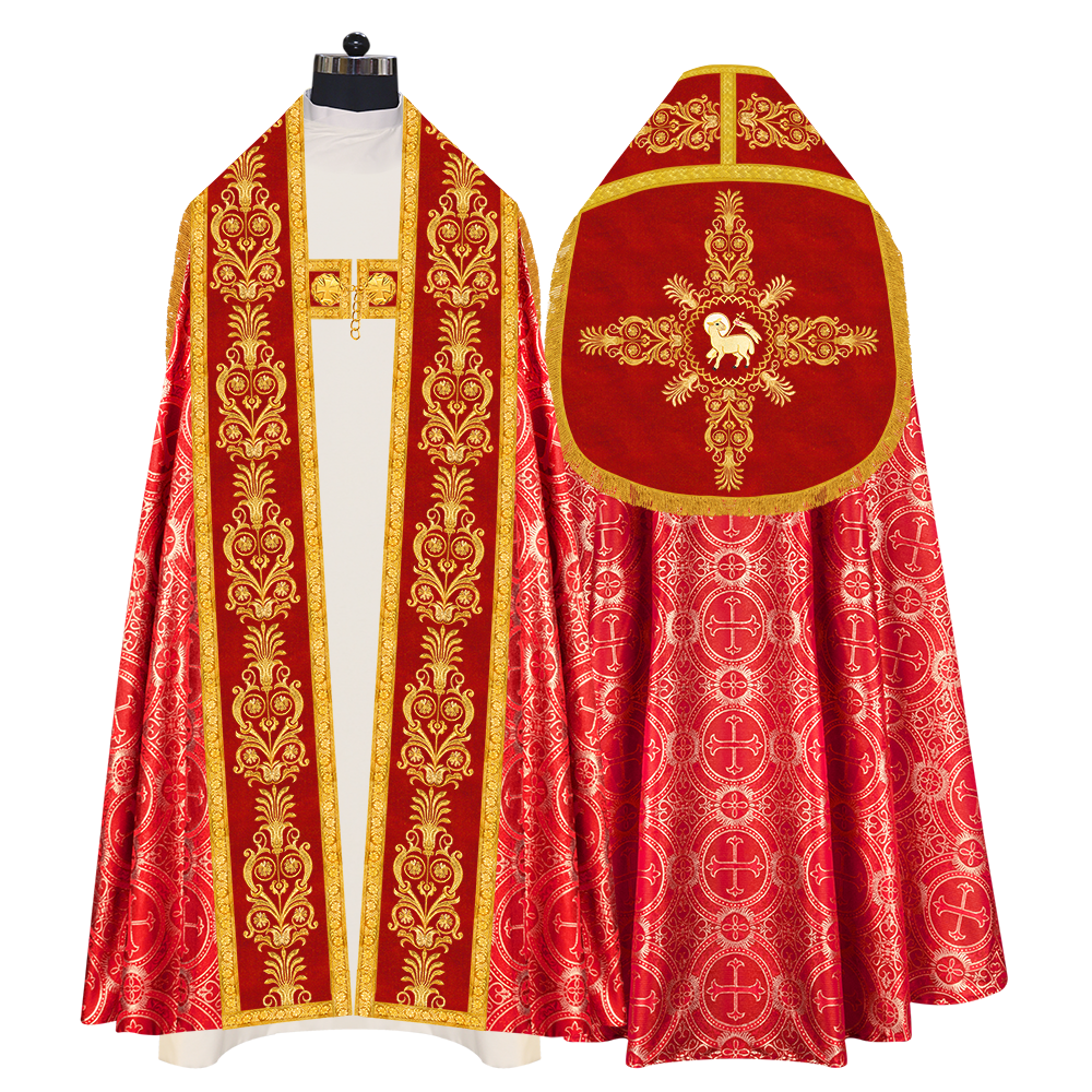 Fervent Roman cope vestment - Victoria collection