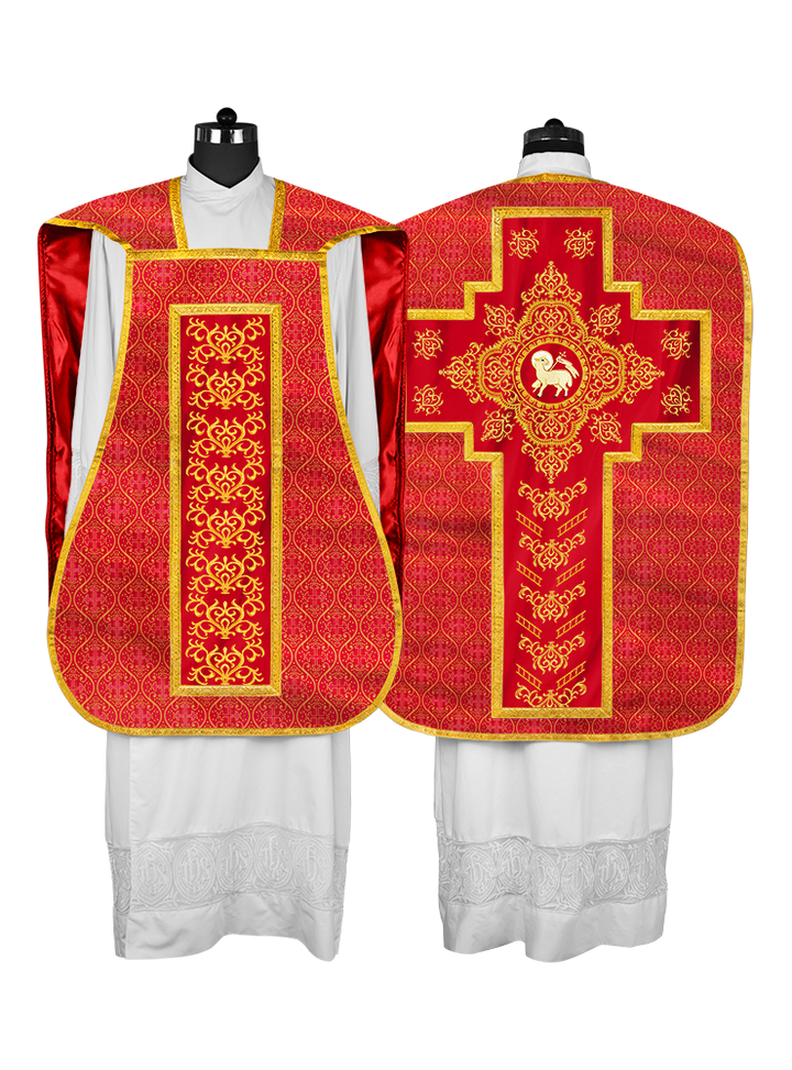 Fiddleback Vestment with Embroidered Orphrey