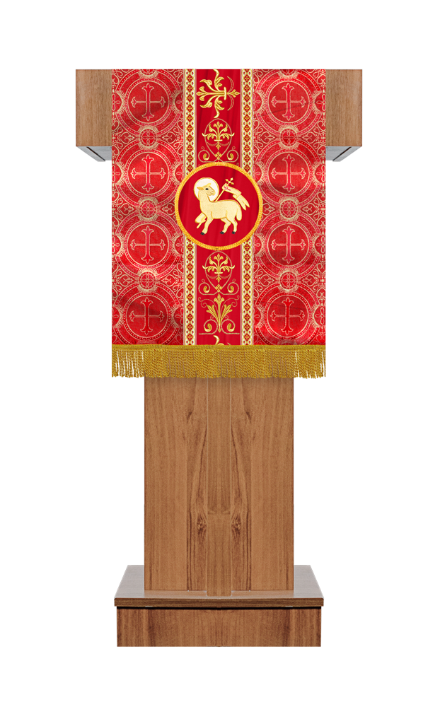 Pulpit/Lectern with Embellished Motif and Trims