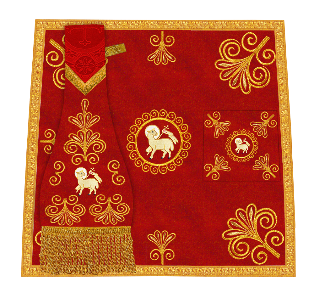 Elegant mass set with rich embroidery - Flourish collection