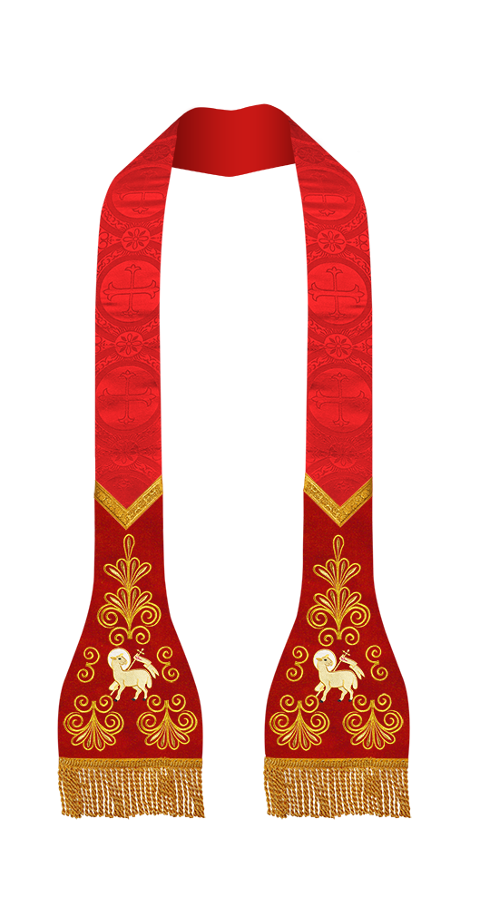 Roman stole with golden embroidery - Flourish collection