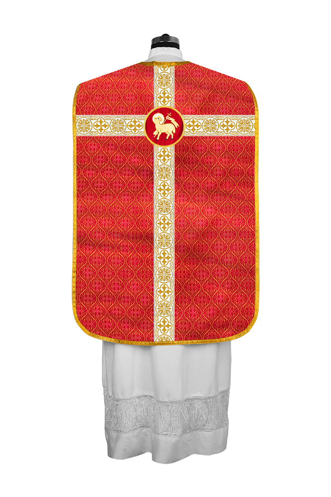 Fiddleback Vestment adorned with lace