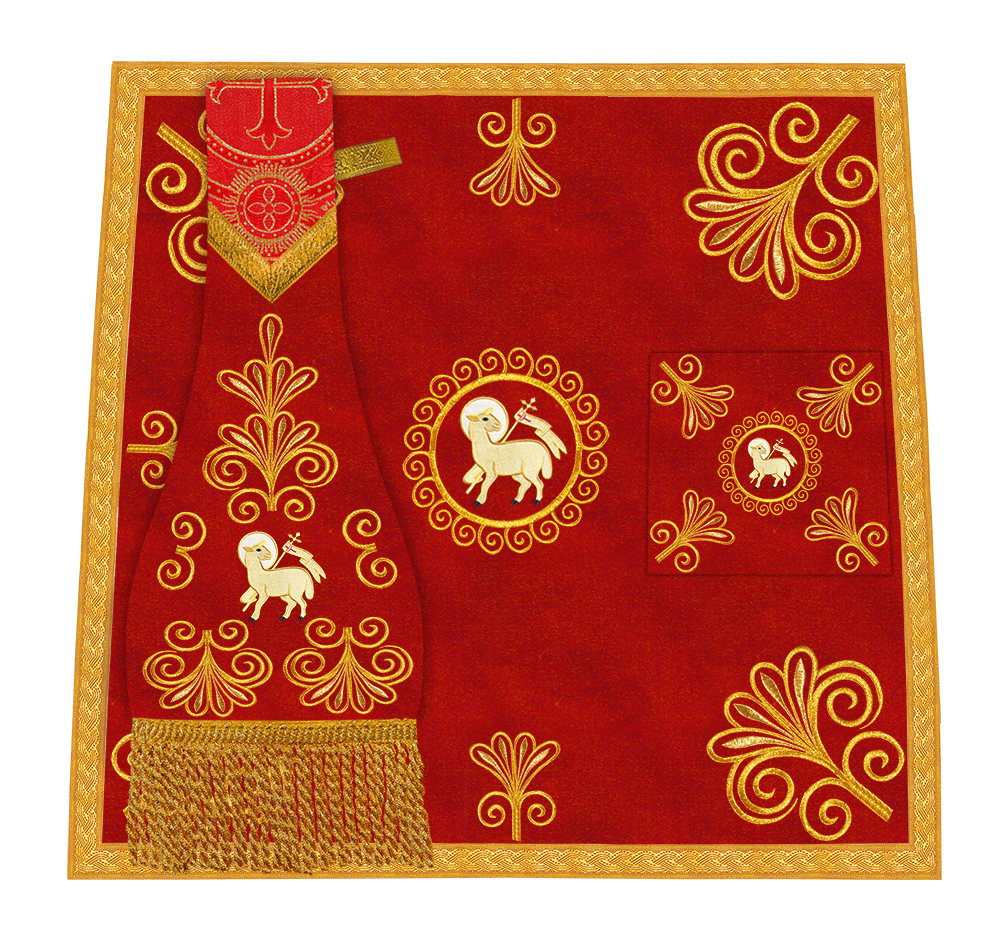 Elegant mass set with rich embroidery - Flourish collection