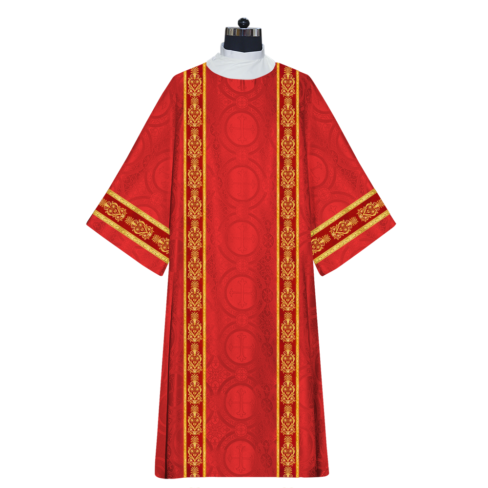 DEACON DALMATICS WITH ORNATE EMBROIDERY