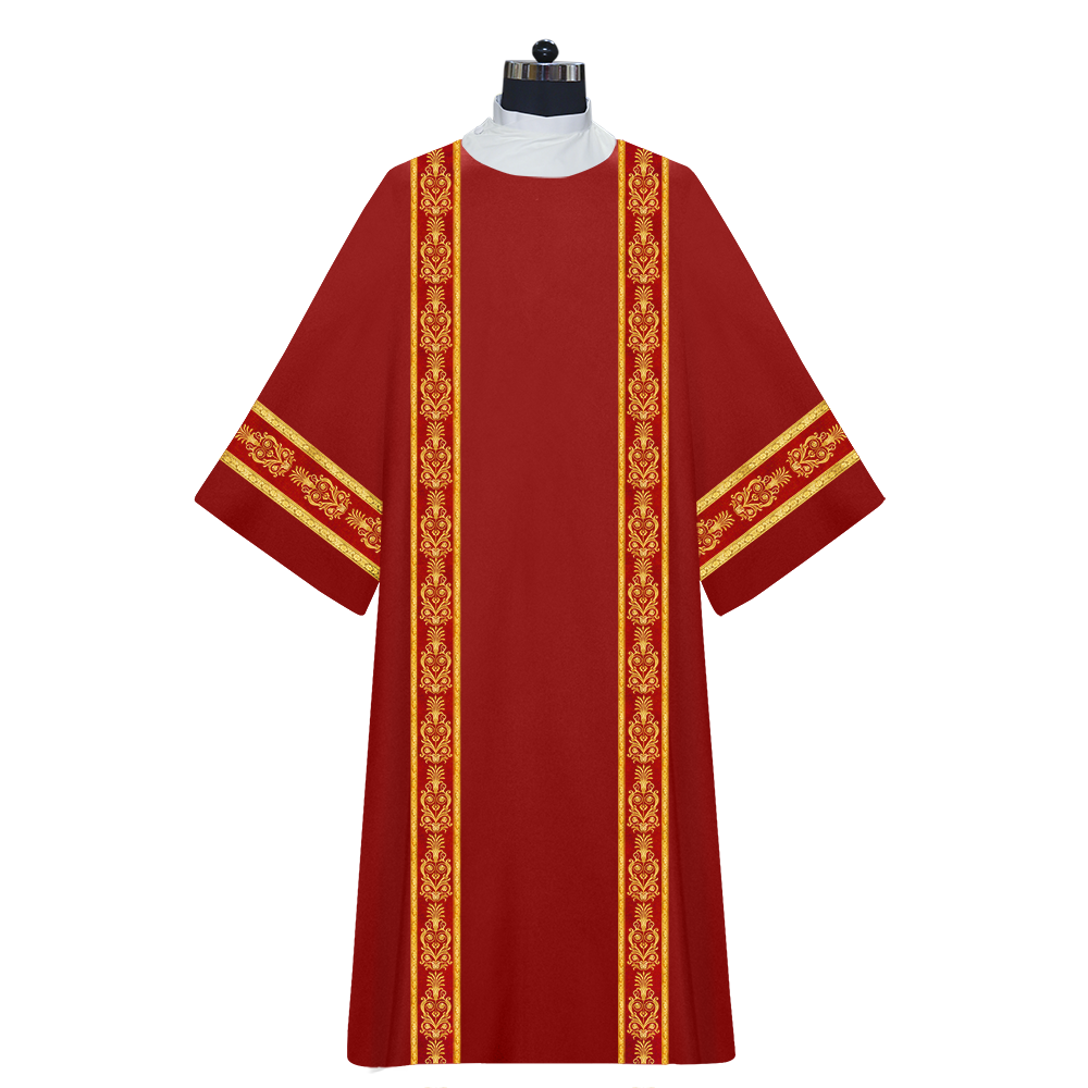 DEACON DALMATICS WITH ORNATE EMBROIDERY