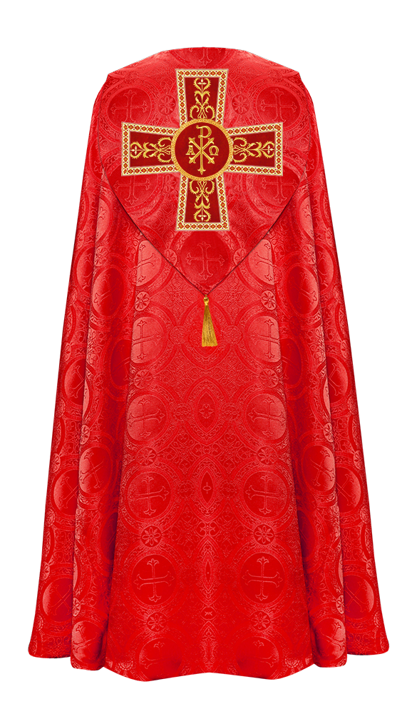 GOTHIC COPE VESTMENTS WITH ADORNED ORPHREY