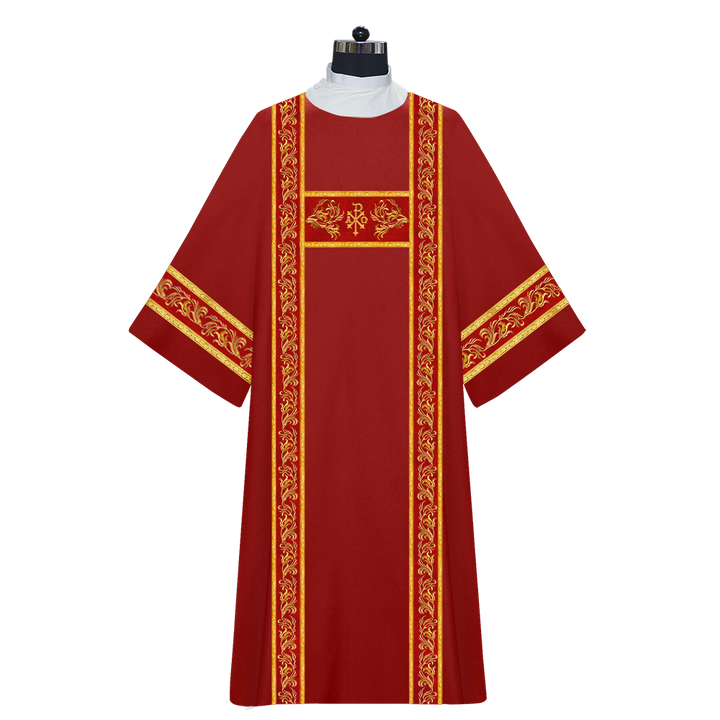 DALMATICS VESTMENT WITH ORNATE EMBROIDERY