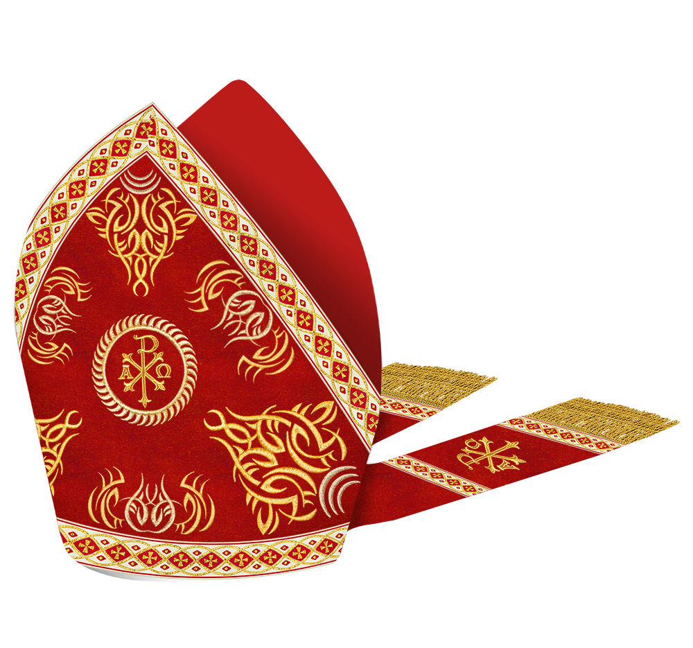 Mitre with Spiritual Motif and Trims