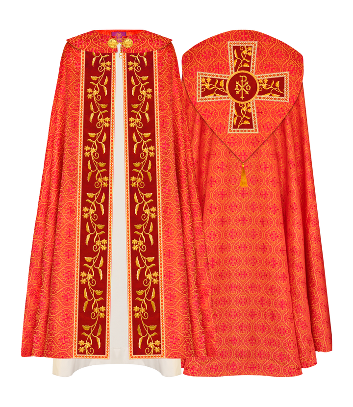 GOTHIC COPE VESTMENTS ORNATED WITH FLORAL DESIGN