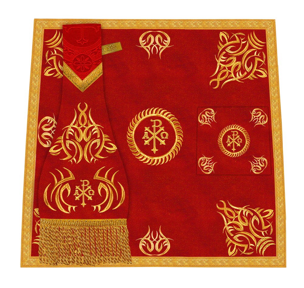 Marvelous mass set with Golden Embroidery - Angelic collection