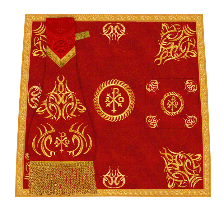 Marvelous mass set with Golden Embroidery - Angelic collection