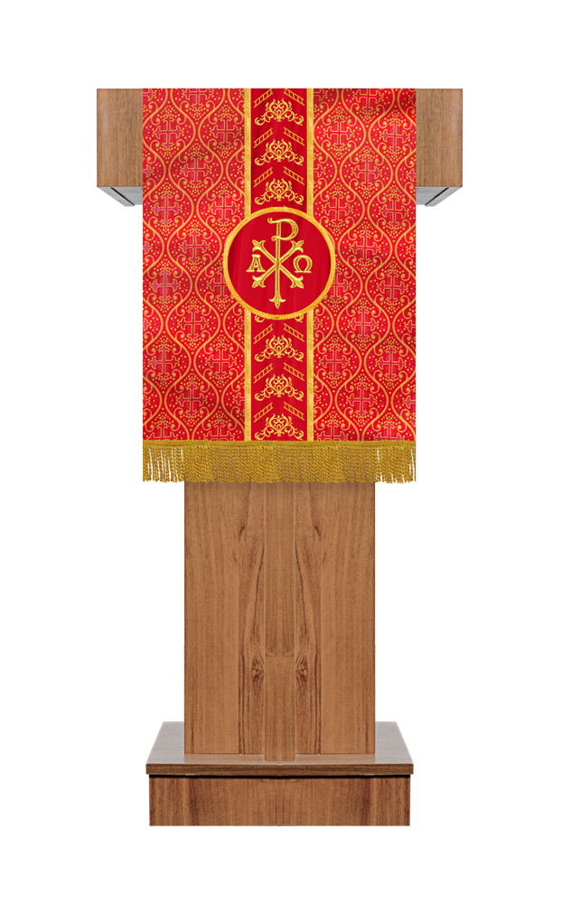 PULPIT/LECTERN WITH ADORNED TRIMS