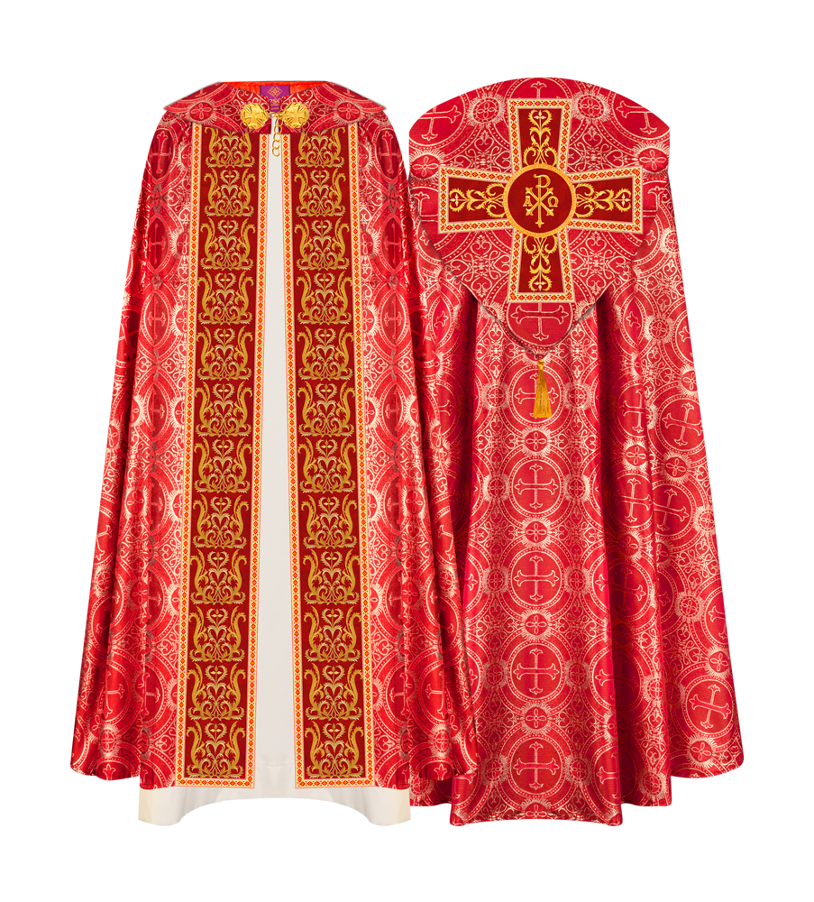 GOTHIC COPE VESTMENTS WITH ADORNED ORPHREY