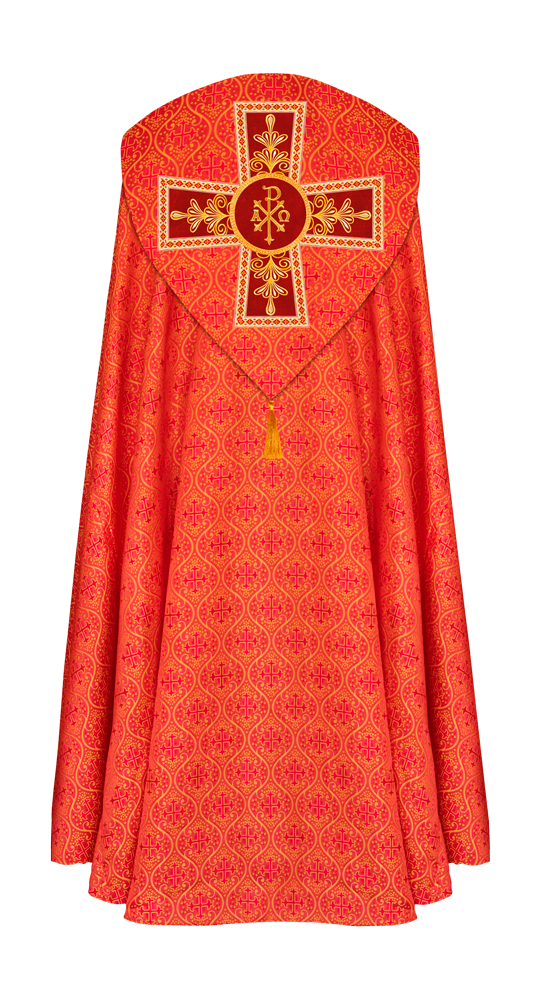 Gothic Cope vestments with Spiritual Motifs and Trims