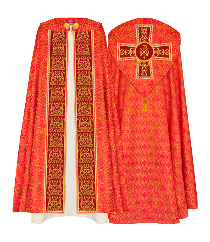 GOTHIC COPE VESTMENTS WITH ADORNED ORPHREY