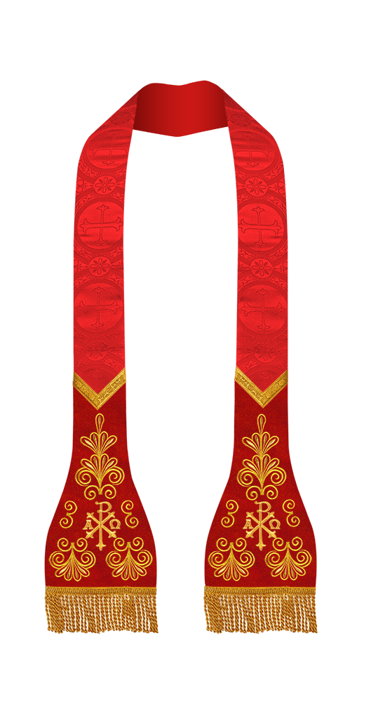 Roman stole with golden embroidery - Flourish collection