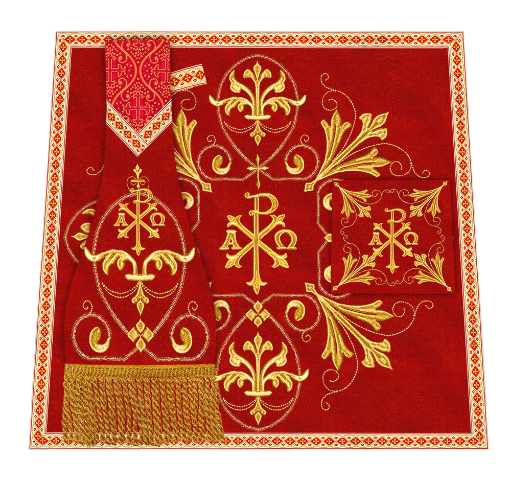 Spiritual Embroidery Mass Set Vestment