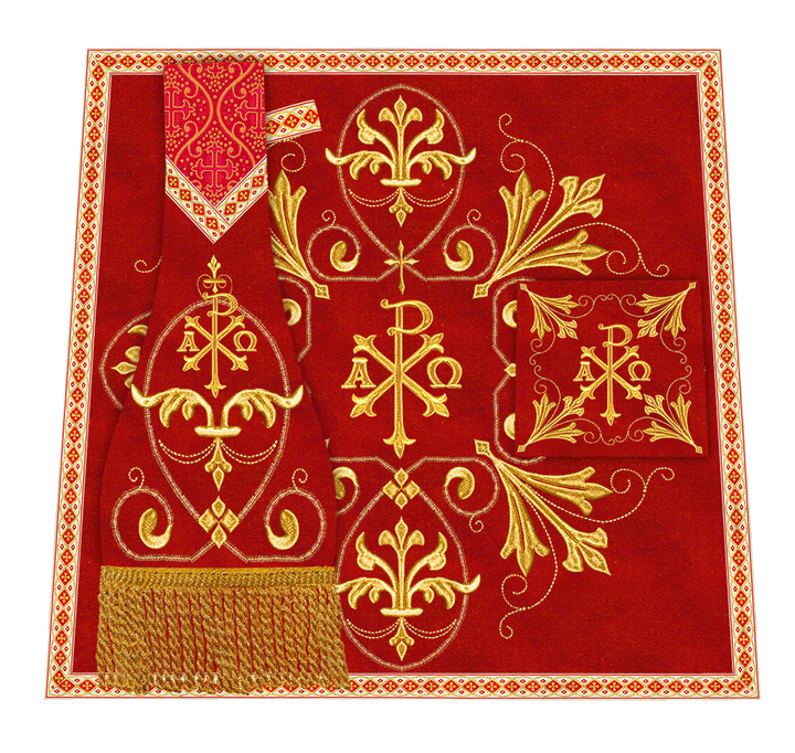 Spiritual Embroidery Mass Set Vestment