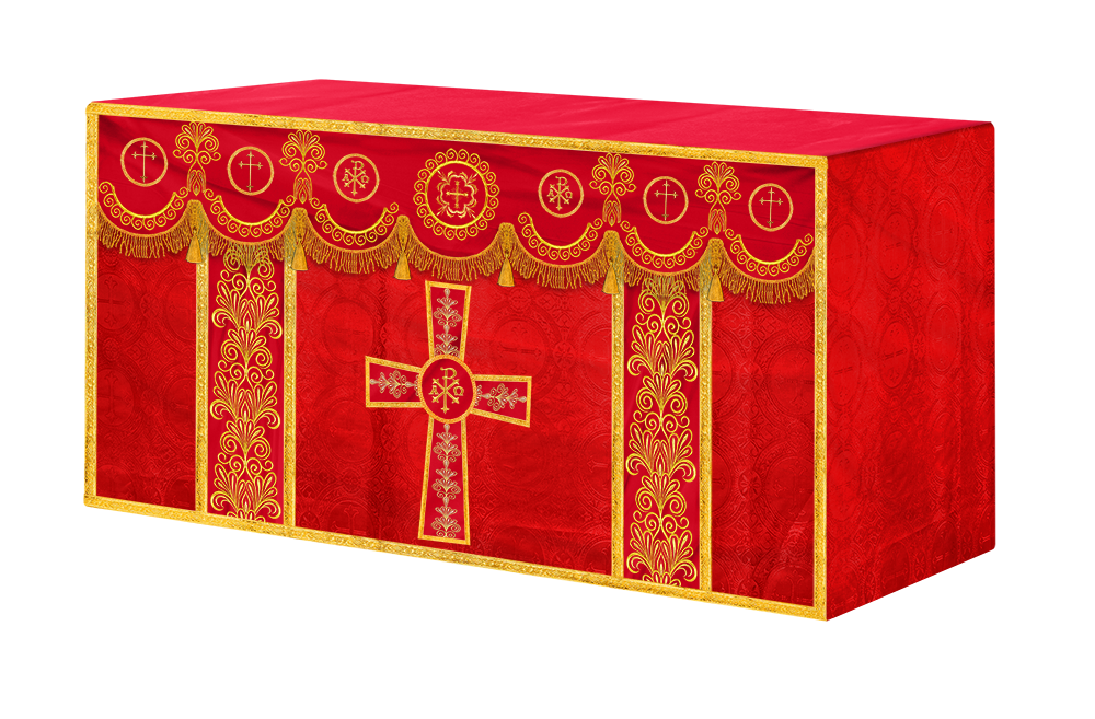 Altar Cloth with Liturgical Motif