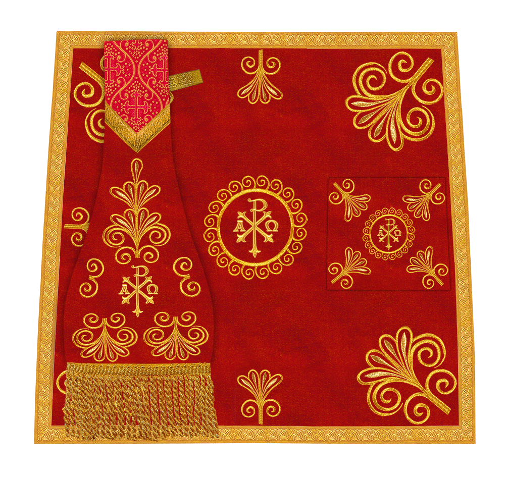 Elegant mass set with rich embroidery - Flourish collection