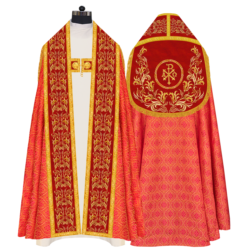 Roman Cope Vestment with Adorned Orphery