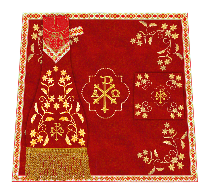 Floral Embroidery Spiritual Mass Set